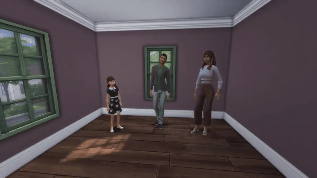 Sims 4 family photo