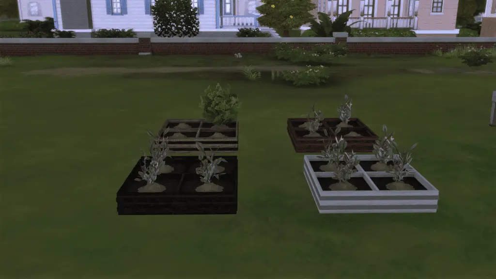 Sims 4 Barrel Planter Pots