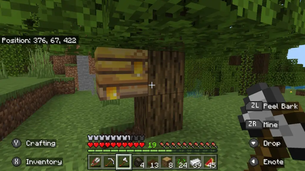 Minecraft bee nest