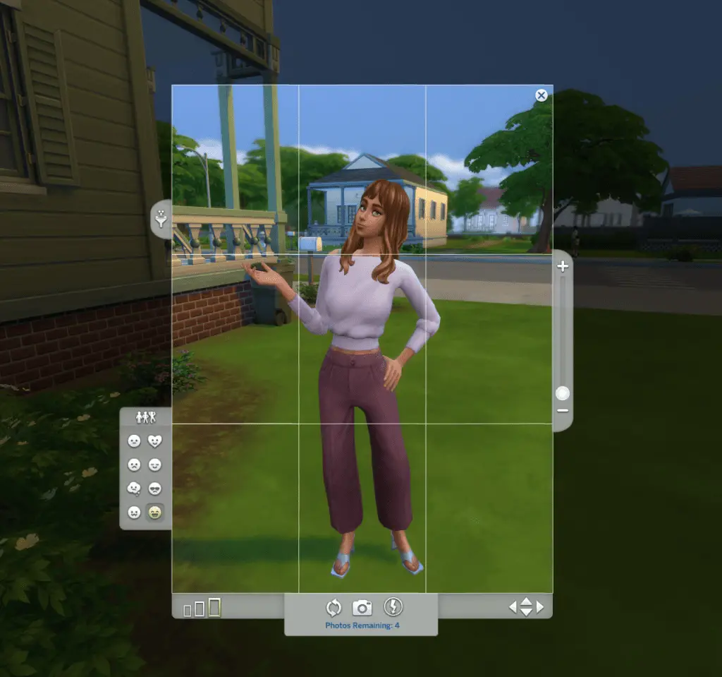 Sims 4 how to take a photo