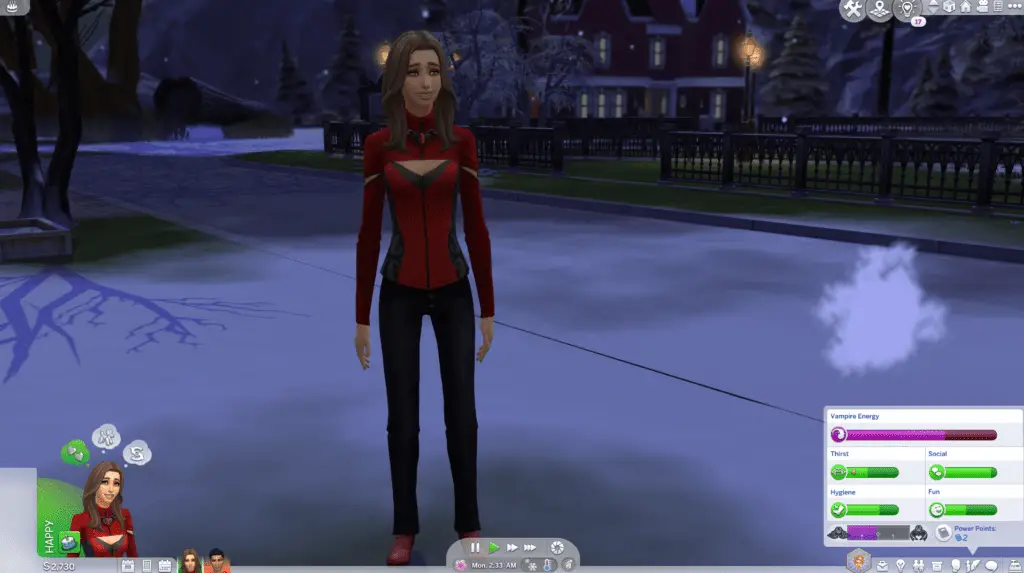 Sims 4 vampire energy