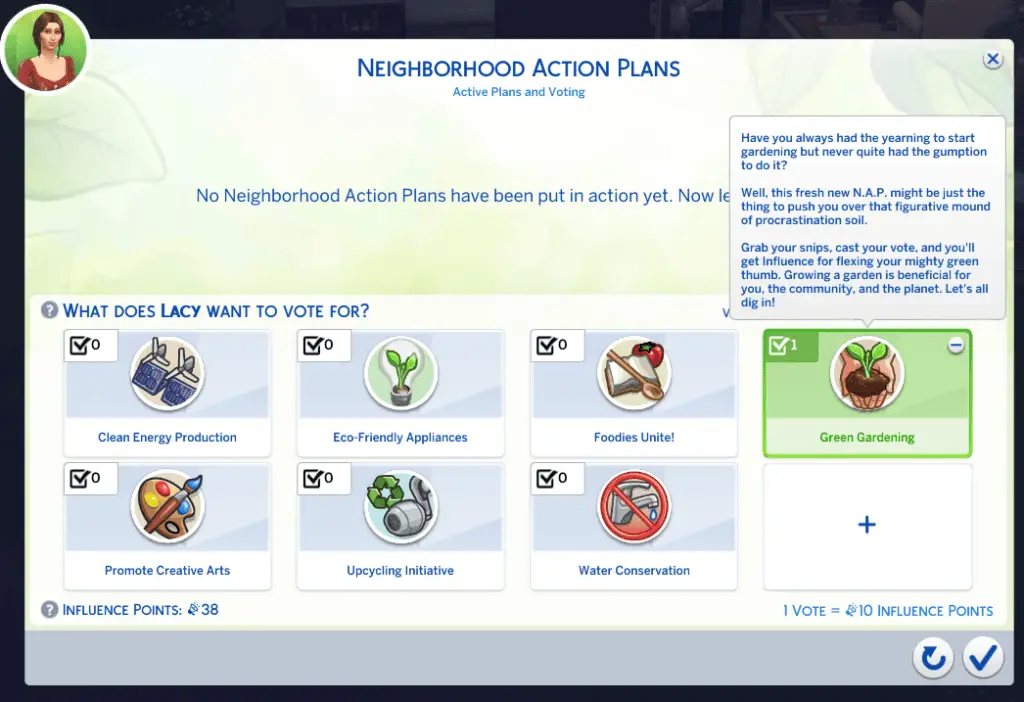 sims 4 neighborhood action plans