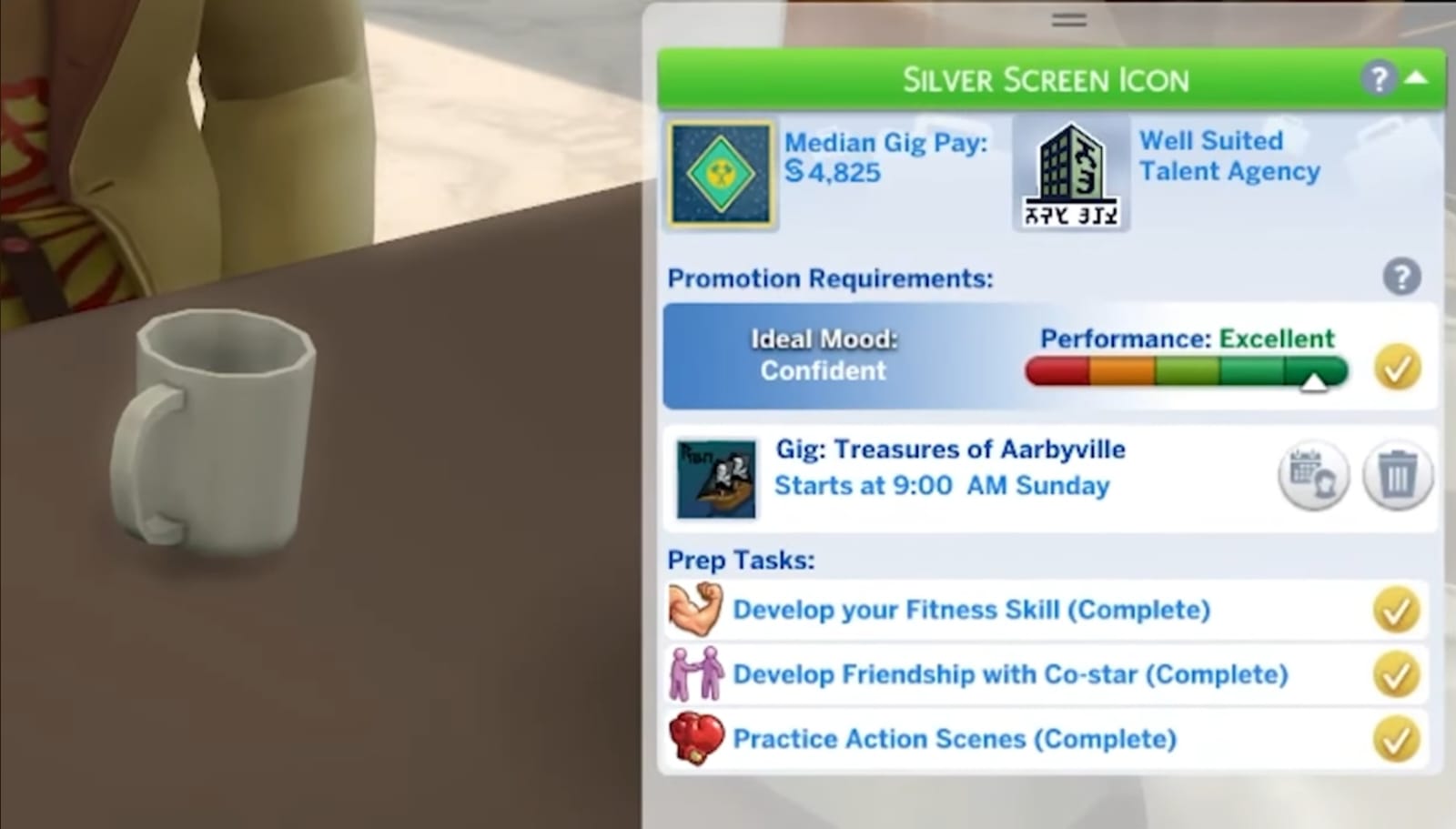 Sims 4 acting career