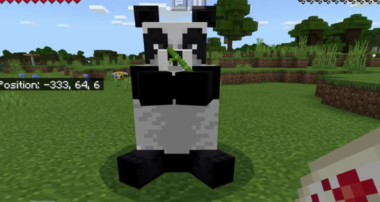 Minecraft food for panda bamboo