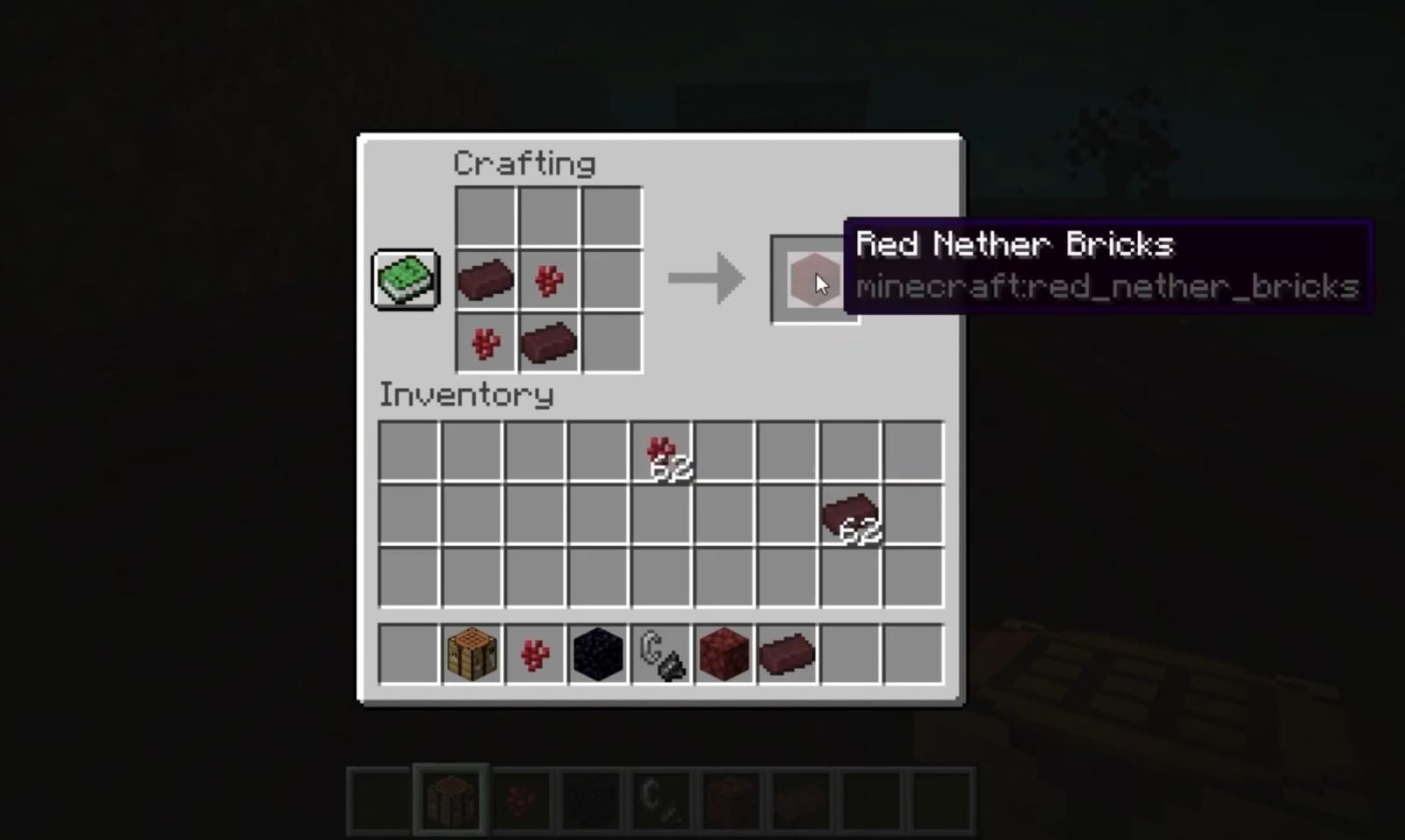 Minecraft Nether Wart Block