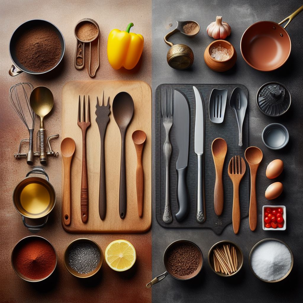 Kitchen utensils good vs bad