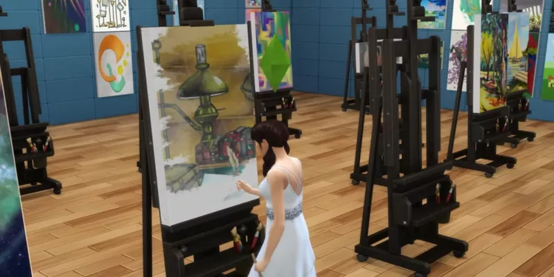 Sims 4 paintings[How to get highly paid]