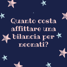 quanto costa noleggiare una bilancia per neonati in